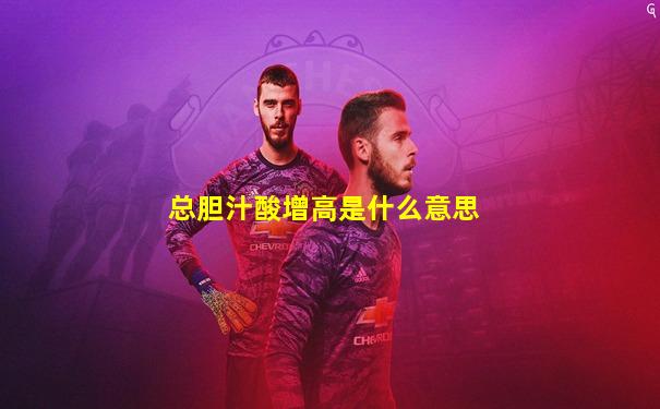 总胆汁酸增高是什么意思